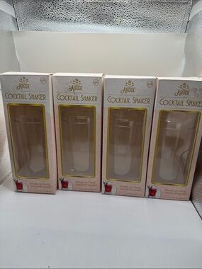 Set of 4 Abode Clear Cocktail Shaker - Party Tableware